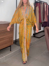 Kindara - Printed Kimono Dress