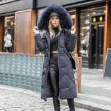 Iselotte – Women’s Long Puffer Down Coat with Collar