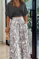 Genevora - Premium Satin Palazzo Set