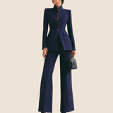 Lerisa - Womens Tailored Blazer And Trouser Suit Set