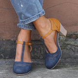 Cecillia - Vintage Closed Toe Heels