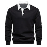Lucien - Mens Premium Long Sleeve Polo Shirt