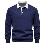 Lucien - Mens Premium Long Sleeve Polo Shirt