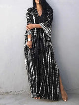 Velora - tištěné maxi šaty kaftan
