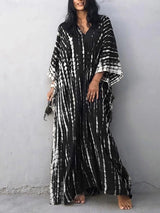 Velora - tištěné maxi šaty kaftan