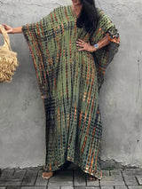 Velora - tištěné maxi šaty kaftan