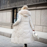 Iselotte – Women’s Long Puffer Down Coat with Collar