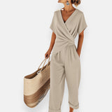 Ionelle – Elegant Cross Front Pant Set