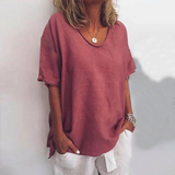 Laurielle - Women Loose Comfort Blouse Long Sleeve