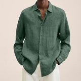 Olivane - Tailored Linen Long Sleeve Shirt