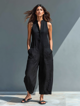 Claudia – Minimalist Linen Women’s Jumpsuit