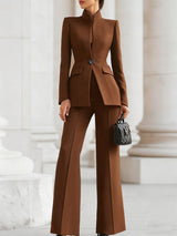 Lerisa - Womens Tailored Blazer And Trouser Suit Set