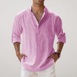 Nathaniel – Mens Relaxed Long Sleeve Button Shirt