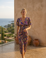 Alvida - Puff Sleeve Evening Dress