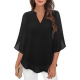 Rosa – Womens Relaxed Fit V Neck Blouse