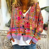 Alvaretta – Women’s Boho Cardigan with Floral Embroidery