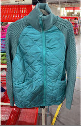 Velmiria – Women’s Zip Up Quilted Jacket With Roll Neck
