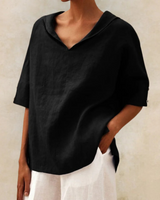 Zaylora - Linen Spring Summer Women Blouse