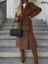 Sorelle – Women’s Belted Double-Breasted Coat