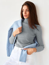 Alvera - Womens Classic High Neck Sweater