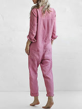Amandine - Casual Long Sleeve Jumpsuit