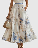 Meira - Pleated Maxi Dress