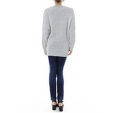 Elspeth – Womens Ribbed Wrap V Neck Jumper