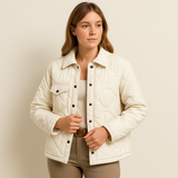 Orlena – Women’s Button Up Quilted Jacket