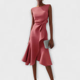 Waelise – Sleeveless Pleated Midi Dress