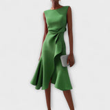 Waelise – Sleeveless Pleated Midi Dress