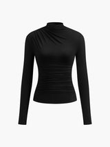 Elowara - Ruched Long Sleeve Top