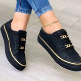 Avnira - Women's Sneakers Gold Accent