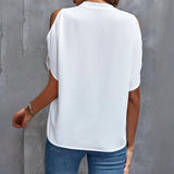 Alverra - Summer Short Sleeve Blouse