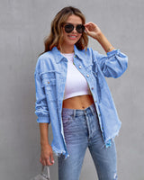 Novalisse – Dámská oversized džínová bunda
