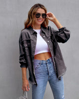 Novalisse – Dámská oversized džínová bunda