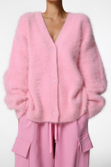 Fluffy Oversized Cardigan | Soft Knit | Cozy & Stylish