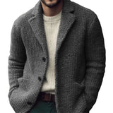 Derinor – Men’s Soft Knit Cardigan with Button Closure