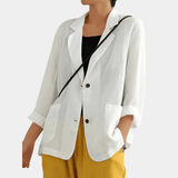 Calista – Women Buttoned Blazer With Pockets