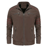 Evander – Men’s Stand Collar Jacket with Side Pockets