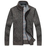 Thoran – Men’s Zip Sweater with Checked Lining