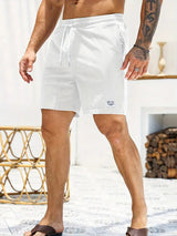 Marvello - Mens Swim Shorts With Elastic Waist Drawstring