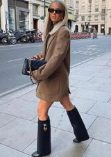 Elyndra - Womens Hidden Heel Minimalist Boots