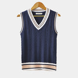 Brennor – Classic V Neck Mens Knitted Sweater Vest