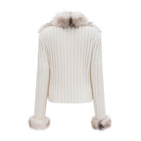 Ariah - Faux Fur Cardigan