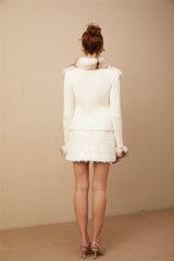 Ariah - Faux Fur Cardigan