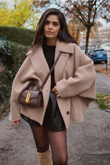 Valestra – Oversized Wool Coat For Women