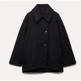 Valestra – Oversized Wool Coat For Women
