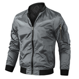 Roderic – Men’s Stand Collar Jacket with Ribbed Cuffs