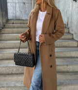 Elanvera – Women’s Long Wool-Blend Coat
