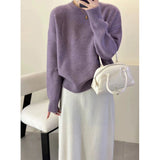 Arlienia – Women’s Soft Fuzzy Knit Jumper